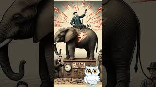 Edison's Shocking Demonstration Against Tesla's AC. #ThomasEdison #NikolaTesla #WarOfCurrents