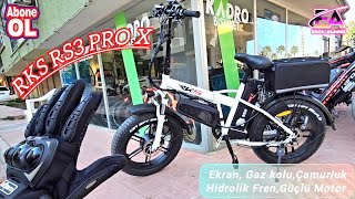 Rs3 Pro x Katlanır Elektrikli Bisiklet için EKSTRA işlemler ve çift motor  performans #rks #ebike