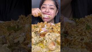 ASMR eating creamy chicken maharani and mutton pulao, chicken pulao, paneer pulao and chicken curry