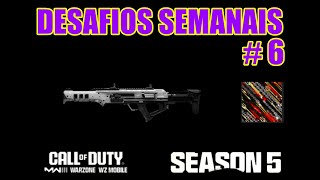 COMO CONCLUIR OS DESAFIOS SEMANAIS  - SEMANA 6 TEMPORADA 5