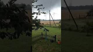 Tornado near the town of Telgte,North Rhine-Westphalia,Germany, July 12,2024. #tornado  #disaster