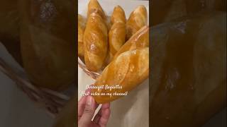 Easy Overnight Vietnamese Baguettes #shorts #stepbystep #bread