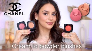 CHANEL CREAM TO POWDER BLUSHES: JOUES CONTRASTE INTENSE: Application + Review || Tania B Wells