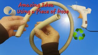 Recycling  Hoses عندك  خرطوم هنعمل منه فكرة تراند رائعة #handcraft#decor