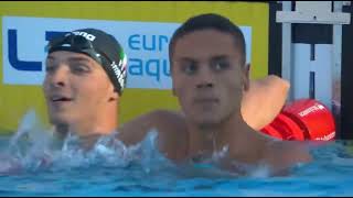 David Popovici NEW WORLD RECORD, 100 m freestyle Rome 2022  HD#trending #viral