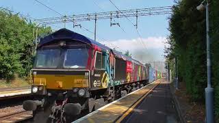 Trains and Tones at Hatfield Peverel, GEML: 28/07/2018