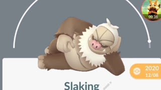 EVOLVING VIGOROTH TO SLAKING IN POKEMON GO