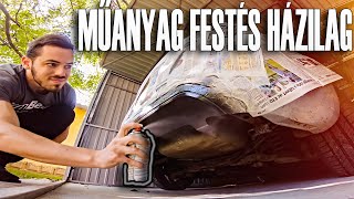 Műanyag festés házilag (Ford Focus MK2.5 lökhárító)