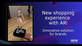 AR for fashion industry. New MyWebAR's plugin allows to see different clothes in the same model.