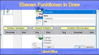 Ebenen Funktionen in Draw - LibreOffice (German/Deutsch)