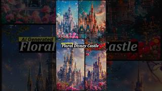 AI Floral Disney Inspired Castle | AI Generated Image & Prompts | #disney #aiart #aiartcommunity #ai