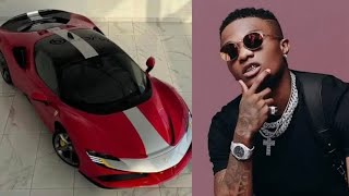 Reactions As Afrobeat Singer, Wizkid Takes Delivery Of His New 1.4 Billion Ferrari  SF90 #wizkid