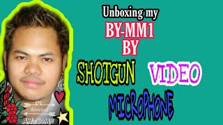 BY-MM1 by SHOTGUN VIDEO MICROPHONE "UN BOXING" vlog #1