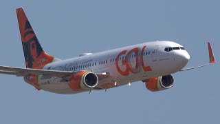 Avião da GOL Boeing 737-800 | Voo Baixo e Batismo na Base Aérea de Brasília