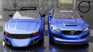 MASERATI GHIBLI vs VOLVO S90 - Modified  Sport Car by Heavenz ART