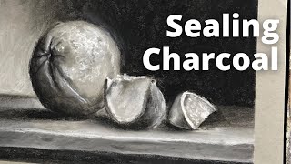 How to seal your charcoal drawing