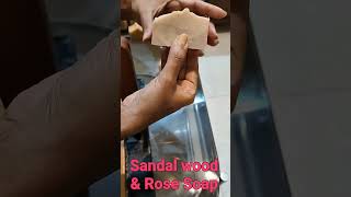 sandal wood & Rose cold process soap #skincare #skincareproducts #naturalskincare #soapmaking