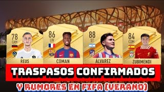 FICHAJES CONFIRMADOS y RUMORES en FIFA 🔥😱 ft. Julian Alvarez, Dani Olmo, Marco Reus