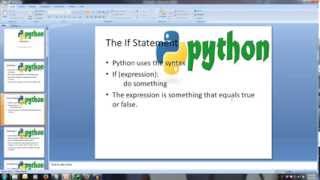 Python Beginner Tutorial 4 - Selection