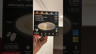 Demo: Nightlight Mode on FEIT electric recessed light