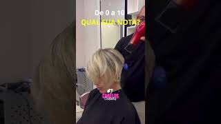 De 0 a 10 QUAL SUA NOTA #shorts #hair #haircut #shorthair #hairstyle #cabelocurto