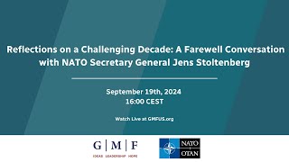 A Farewell Conversation with NATO Secretary General Jens Stoltenberg