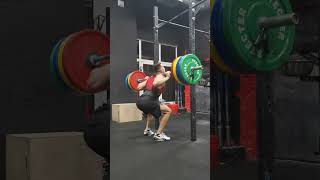 Присед 160 на 6 - новый рекорд ученика #fitness #squat