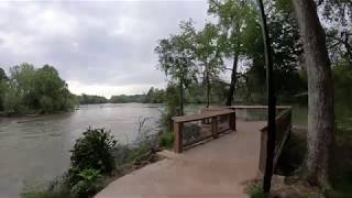 Treadmill Virtual Running - 4 Miles on a Riverwalk