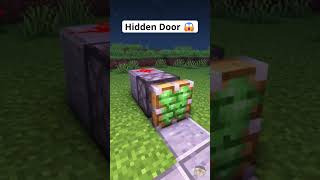 Minecraft Hidden Redstone Door 😱 #shorts