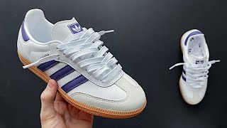 HOW TO LOOSE LACE UP ADIDAS SAMBA