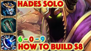 SMITE HOW TO BUILD THE HADES - Hades Solo Build Season 8 Conquest + Hades Guide + Hades Gameplay