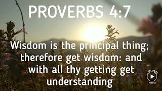 Wisdom is the Principal Thing