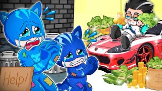 БОГАТЫЙ РОМЕО или БЕДНЫЙ КЭТБОЙ Семья - История семьи Кэтбоя | PJ Masks