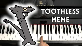 Toothless Dancing Meme - Piano Cover Version