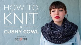 How to Knit a Cushy Cowl for Beginners (Step-by-Step)