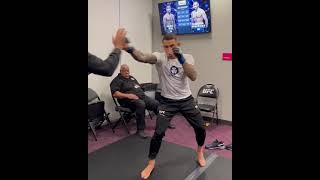 Dustin Poirier vs Charles Oliveira Locker Room Shots | UFC