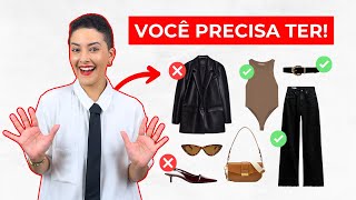 10 PEÇAS INDISPENSÁVEIS NO GUARDA ROUPAS DE QUALQUER MULHER