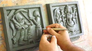 Dashavatar | 10 Avatars of Vishnu | Clay Tiles making | Art Tech