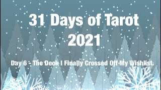 31 Days of Tarot 2021 - Day 6