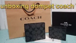 UNBOXING DOMPET COACH 74993 || #coach #dompetcoach #dompetbranded