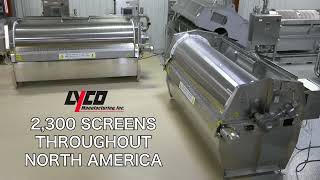 Wastewater Screening Equipment | Beef Harvest Processing Plants | Lyco External Flow Screen