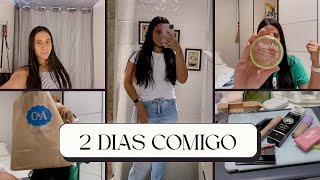 2 DIAS COMIGO | VLOG, ROTINA DA MANHÃ, FACULDADE, SHOPPING, COMPRINHAS, MAKE