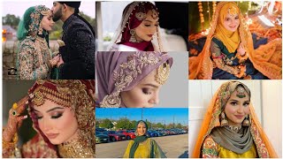 Hijab Ideas For Brides/ Hijab Look #colorsoflifewithmusfira