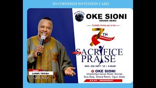 OKE SIONI 2022 HOSTED BY LANRE TERIBA ATORISE