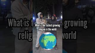 Which is the fastest growing religion in the world #religion #guessinggame #growing #world #fyp