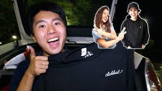 UNBOXING DAVID DOBRIK & LIZA KOSHY MERCH!!!