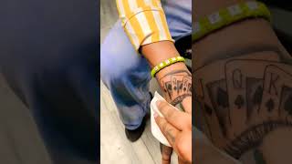 Hand Tattoo || Heart Block Tattoos #artistuv #tattoo #handtattoo