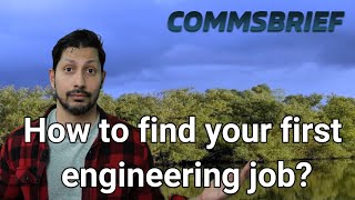 How to find your first engineering job?