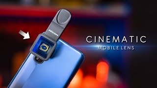 Mobile Lens to shoot CINEMATIC Video from your SMARTPHONE । Adcom Anamorphic Lens