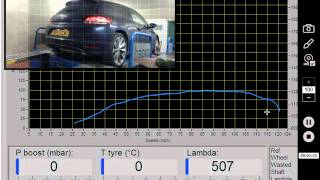 Scirocco 2.0TDI CR140 stock dyno run at Shark Performance Tideswell